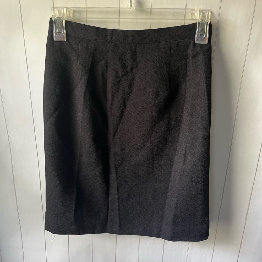 Vintage Black Pencil Mini Skirt